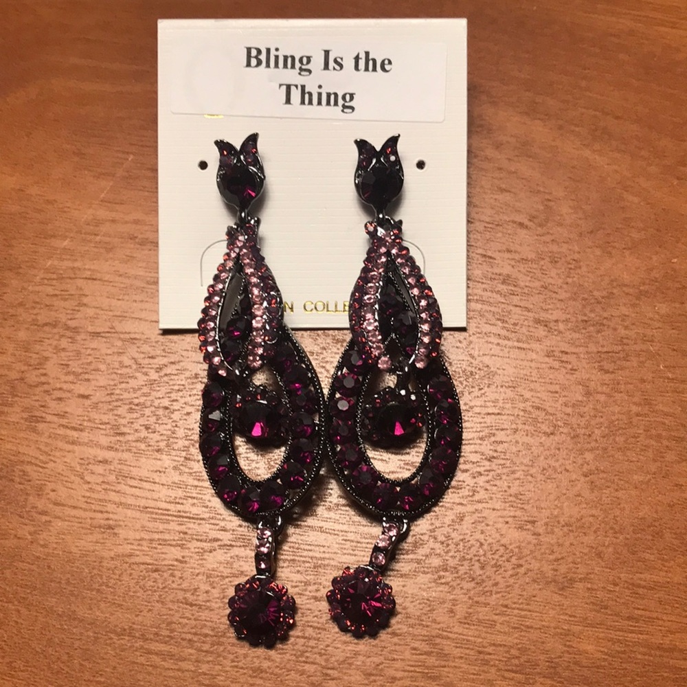 Plum Earrings